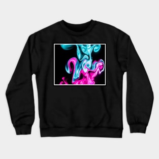 Blue and pink clash Crewneck Sweatshirt